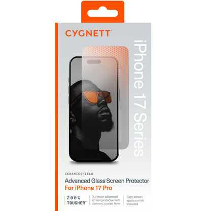 Cygnett CeramicShield Apple iPhone 17 Pro (6.3') Tempered Glass Screen Protector - (CY5535CPTGL),... - Image 4
