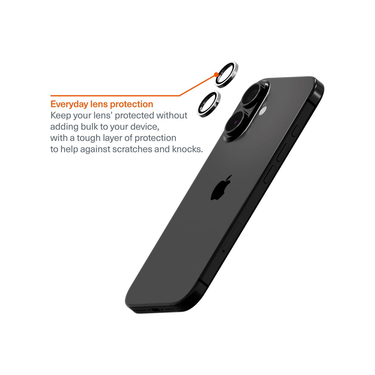 Cygnett Apple iPhone 17/ iPhone 16/ iPhone 16 Plus Camera Lens Protector - (CY5543CYCLP), DropPro... - Image 4