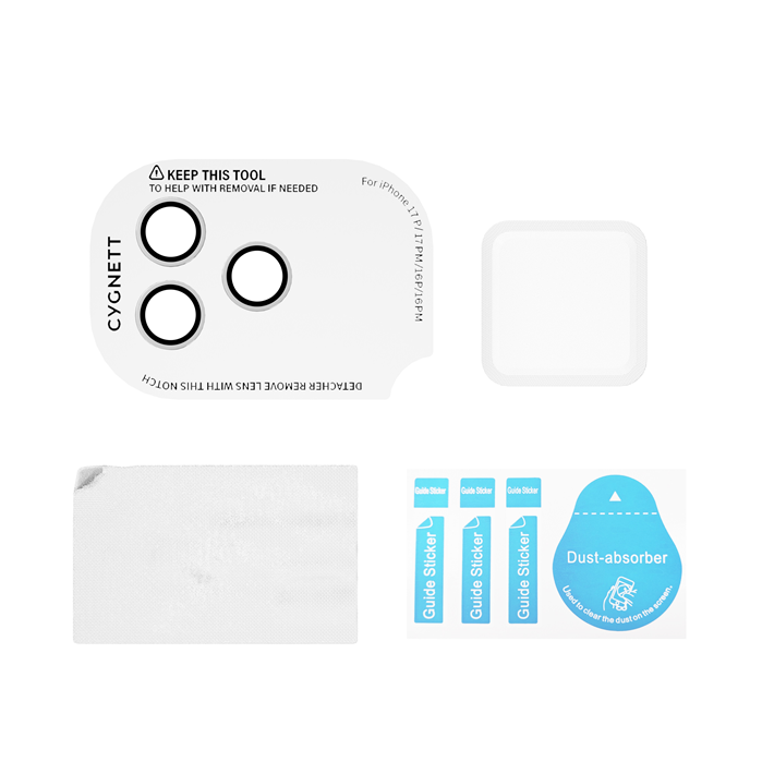 Cygnett Apple iPhone 17 Pro / iPhone 17 Pro Max Camera Lens Protector - (CY5544CYCLP), DropProof,... - Image 3