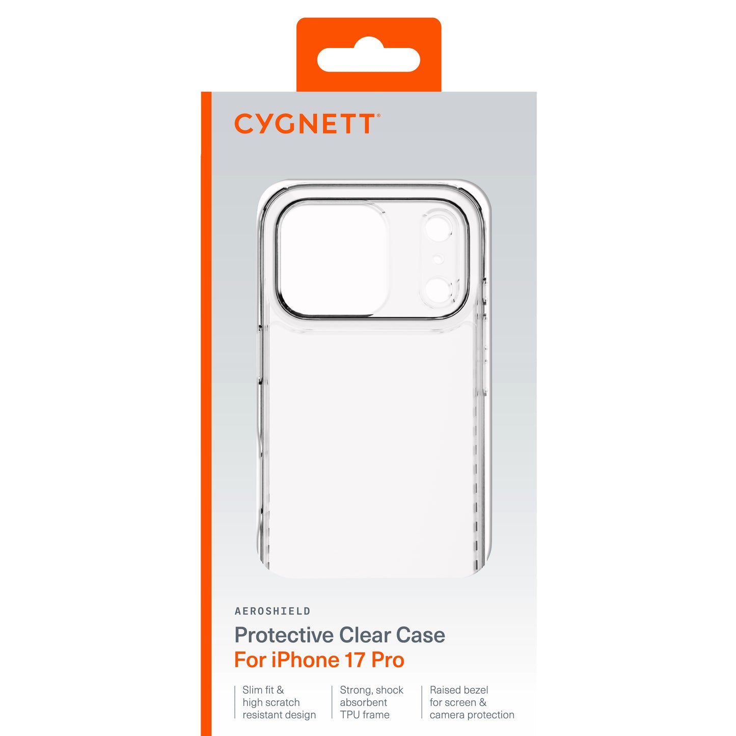 Cygnett AeroShield Apple iPhone 17 Pro (6.3') Clear Case - (CY5550CPAEG), TPU Frame, Anti-Yellowi... - Image 4