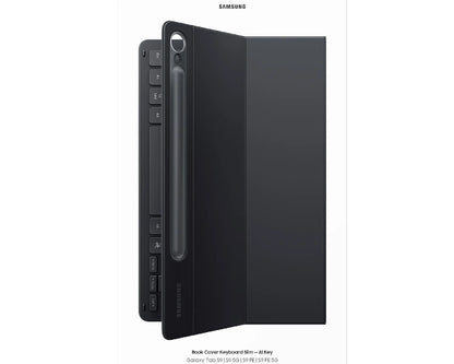 Samsung Galaxy Tab S10 Lite / S10 FE / Tab S9 / S9 FE Book Cover Keyboard Slim - Black(EF-DX720UB... - Image 4