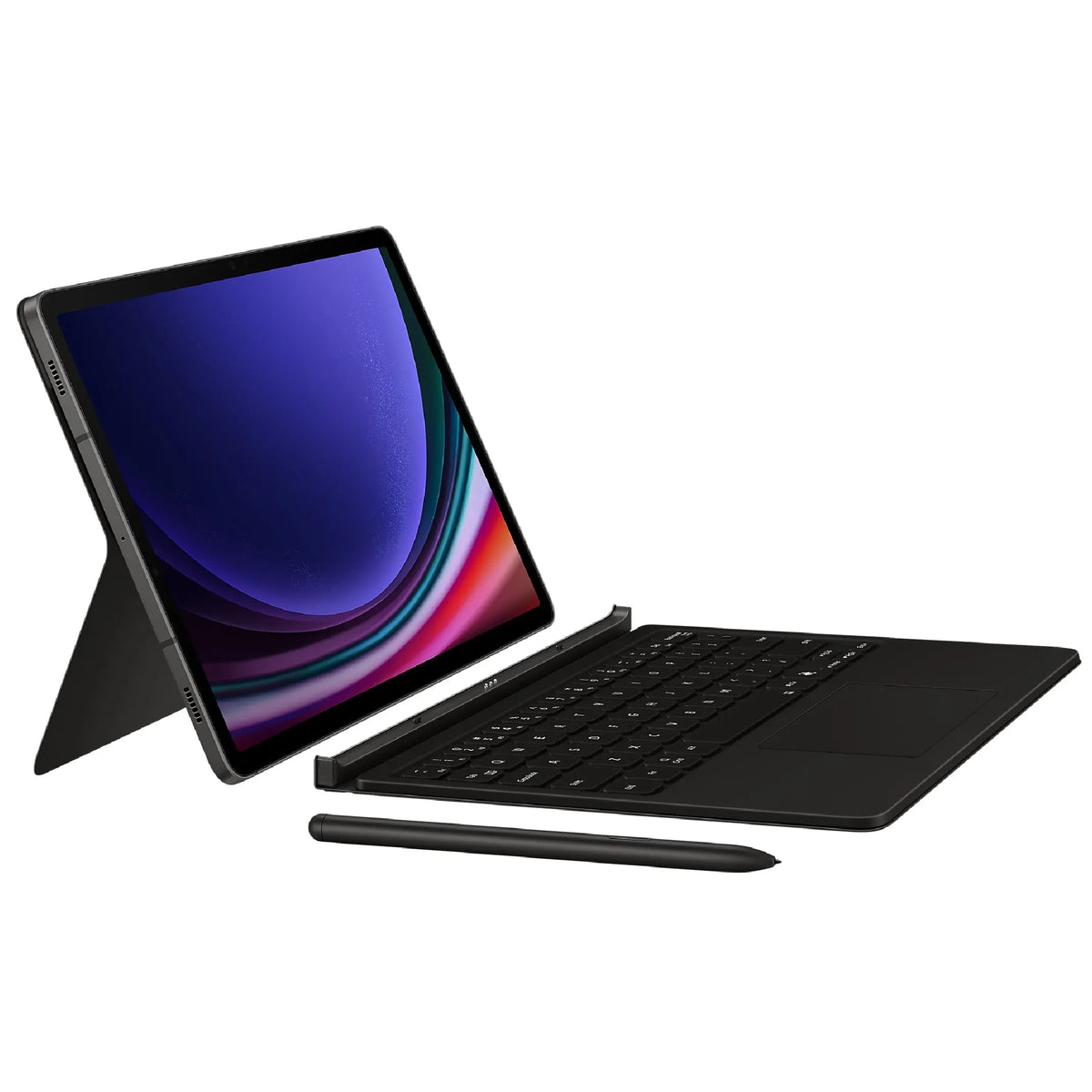 Samsung Galaxy Tab S10 Lite / S10 FE / Tab S9 / S9 FE Book Cover Keyboard - Black(EF-DX725UBEGWW)...
