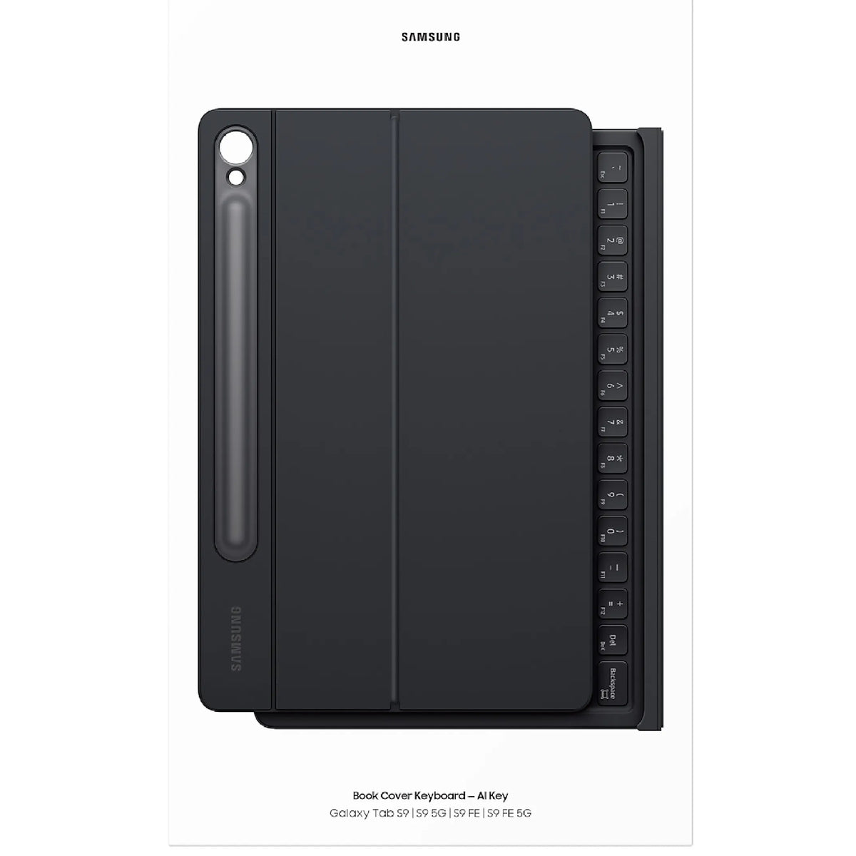 Samsung Galaxy Tab S10 Lite / S10 FE / Tab S9 / S9 FE Book Cover Keyboard - Black(EF-DX725UBEGWW)... - Image 4