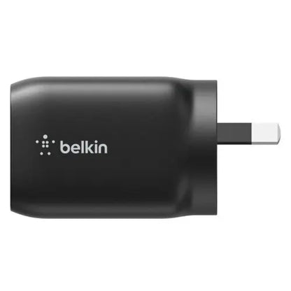 Belkin Dual USB-C 65W (45W + 20W) Wall Charger - Black (ENA007auBK), Compact, Travel-Friendly, Id... - Image 3