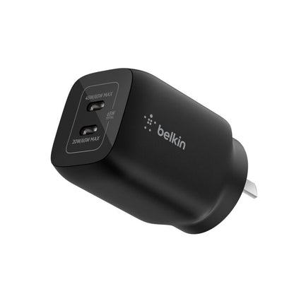 Belkin Gaming Dual USB-C Wall Charger 65W (45W + 20W) For Nintendo Switch 2 - Black (ENA007auBK),... - Image 4