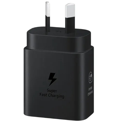 Samsung 25W GaN USB-C Fast Wall Charger - Black(EP-T2510NBEGAU), 1x USB-C, Supports up to 25W, Co... - Image 4