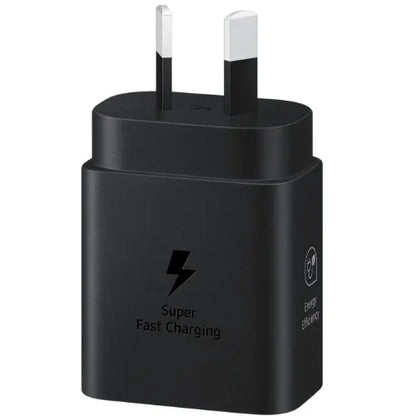 Samsung 25W GaN USB-C Fast Wall Charger - Black(EP-T2510NBEGAU), 1x USB-C, Supports up to 25W, Co... - Image 4