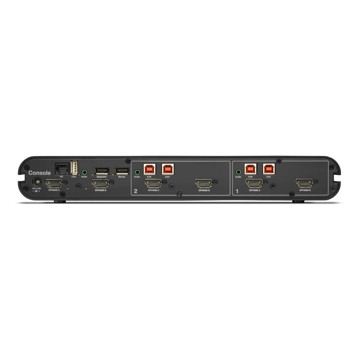 Belkin Universal 2nd Gen Secure KVM Switch, 2-Port Dual Head w/CAC - Belkin (F1DN202KVM-UN-4) - K... - Image 3
