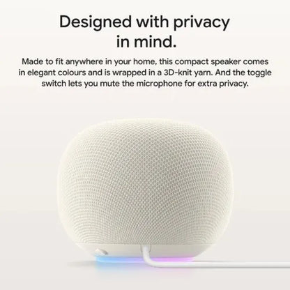 Google Home Speaker - Porcelain(GA09978-AU),1GB/4GB, 360° Sound, Built-in Google Assistant, Smart... - Image 4