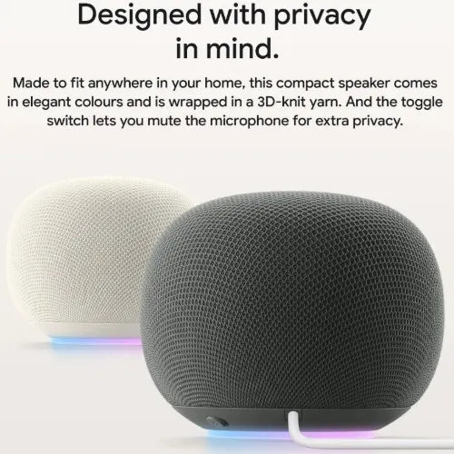 Google Home Speaker - Dark Hazel(GA10554-AU), 1GB/4GB, 360° Sound, Built-in Google Assistant, Sma... - Image 4