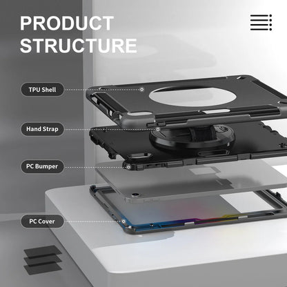 USP Rugged Apple iPad Pro (11') (M5/M4) (6th/5th Gen) Case Black - Built-in-Kickstand, Adjustable... - Image 4