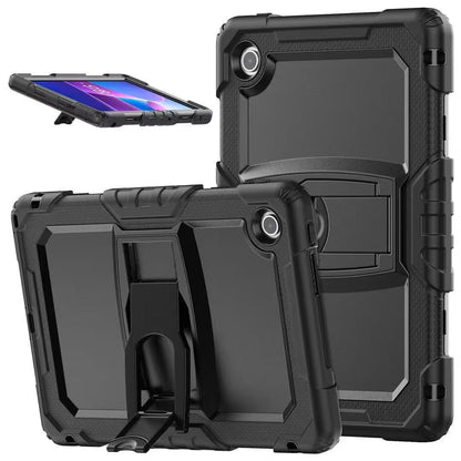USP Rugged Lenovo Tab 10.1' Case Black - Built-in-Kickstand, Shoulder Strap, DropProof, ShockProo... - Image 2