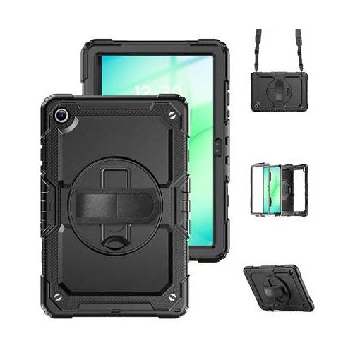 USP Rugged Samsung Galaxy A11/ Tab A9 (8.7') Case Black - Built-in-Kickstand, Hand  Shoulder Stra...