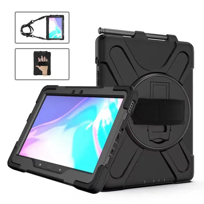 USP Rugged Samsung Galaxy Tab Active5 Pro/Tab Active4 Pro/Tab Active Pro (10.1') Case Black- Buil...