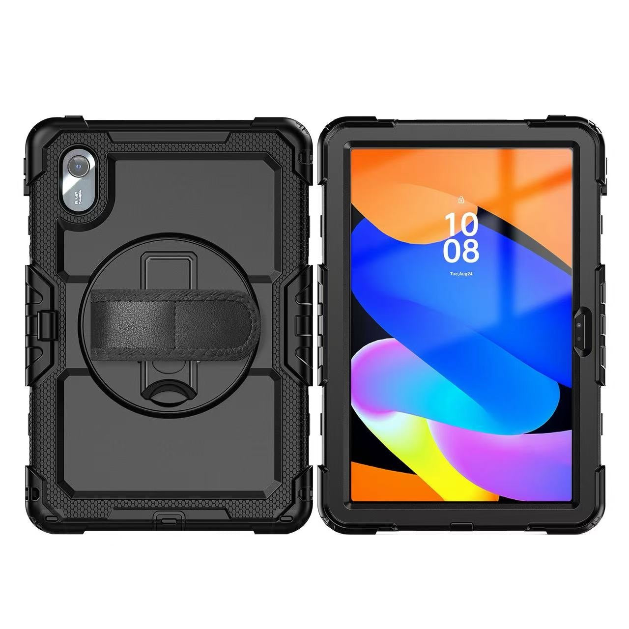 USP Rugged Lenovo Idea Tab 11 (11') Case Black - Built-in-Kickstand, Hand  Shoulder Strap, DropPr... - Image 2