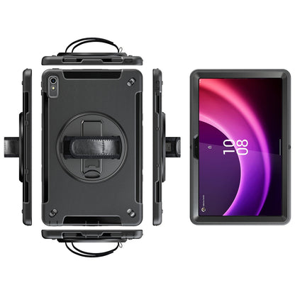 USP Rugged Lenovo Tab M11 (11') Case + Screen Protector Black - Built-in-Kickstand, Adjustable Ha... - Image 2