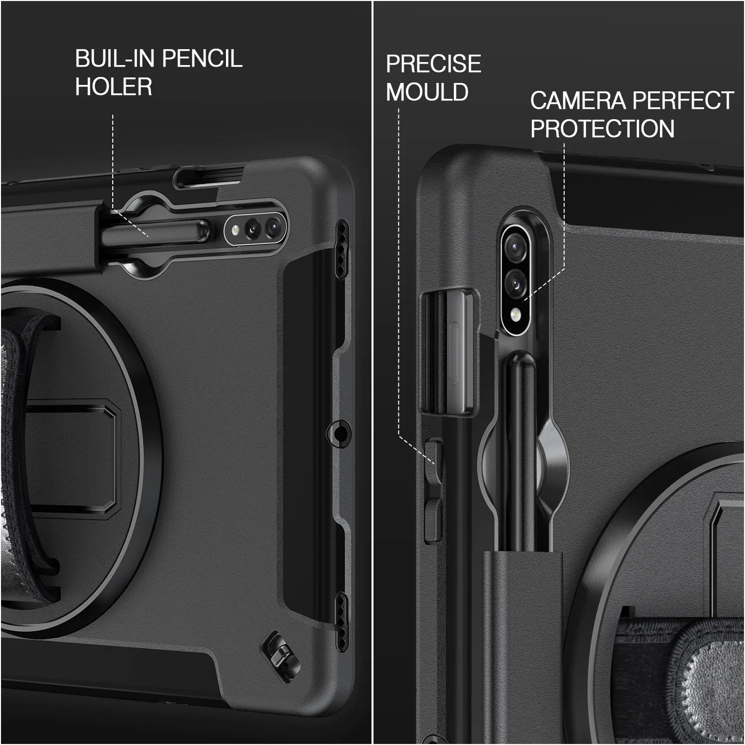 USP Rugged Samsung Galaxy Tab S11 Ultra/ Tab S10 Ultra / Tab S9 Ultra / Tab S8 Ultra (14.6') Case... - Image 3