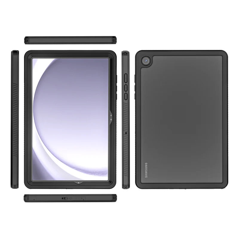 USP Samsung Galaxy Tab A9+ WaterProof Case Clear- 360Â° Rotation, DustProof, SnowProof, ShockProo...