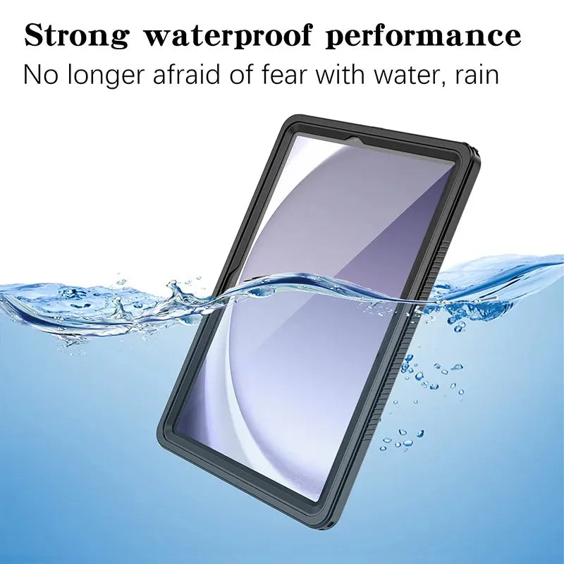 USP Samsung Galaxy Tab A9+ (11') WaterProof Case Clear - IP68, Reliable  Durable, 360° Rotation,... - Image 4