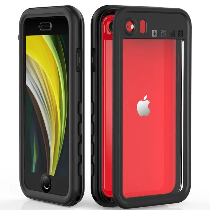 USP Apple iPhone SE (3rd  2nd Gen) and iPhone 8/7 Waterprooof Case - Black, Military-Grade, Shock...