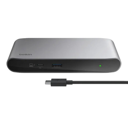 Belkin Connect Thunderbolt 4 (5-in-1) Core Hub + 150W PSU - Space Grey (INC013AUSGY), 96W PD, 40...
