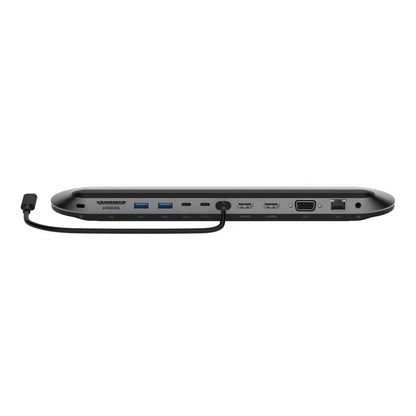 Belkin Connect Universal USB-C 11-in-1 Pro Dock+USB-C Cable(13.7')- Grey(INC014btSGY),100W PD,3xD... - Image 2
