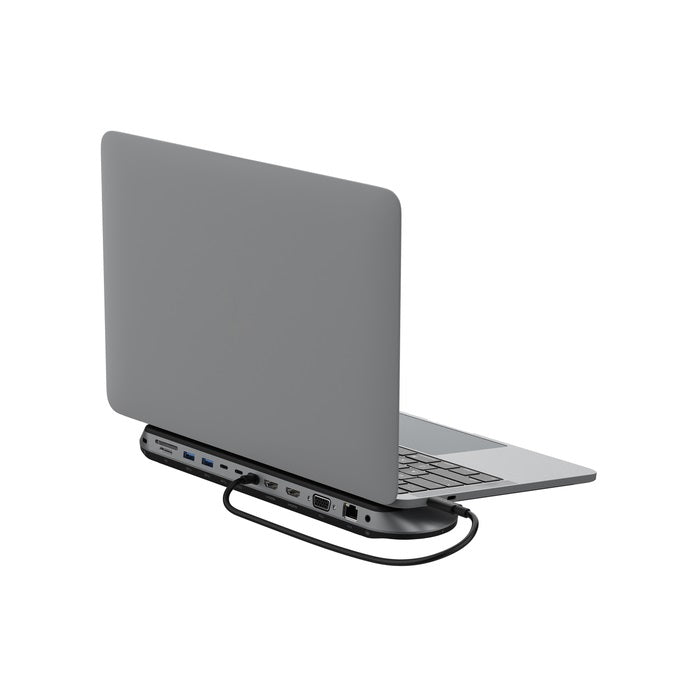 Belkin Connect Universal USB-C 11-in-1 Pro Docking Station - Grey (INC014btSGY), 100W PD, 10Gbps,... - Image 3
