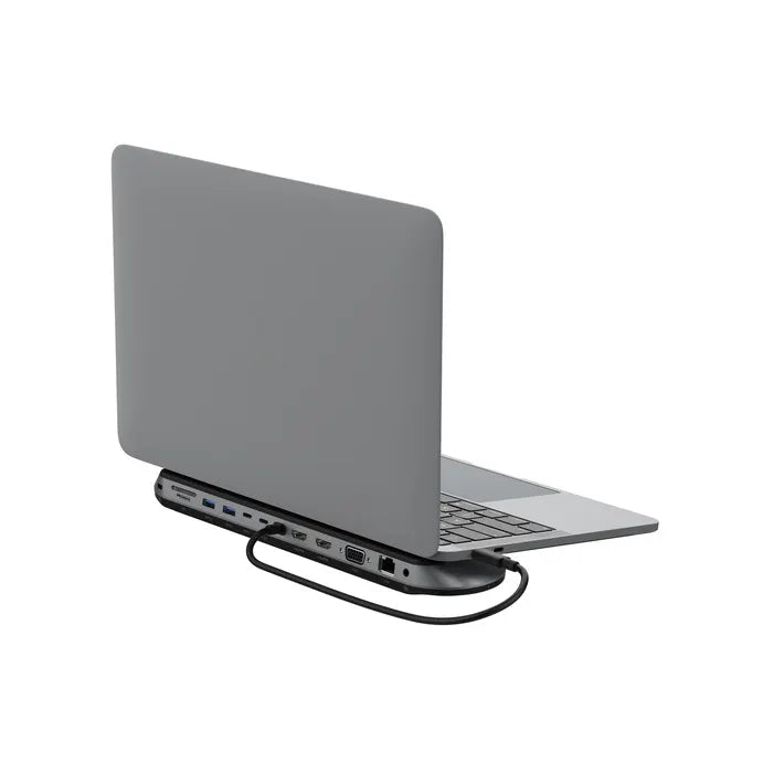 Belkin Connect Universal USB-C 11-in-1 Pro Dock+USB-C Cable(13.7')- Grey(INC014btSGY),100W PD,3xD... - Image 3