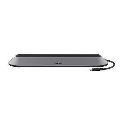 Belkin Connect Universal USB-C 11-in-1 Pro Docking Station - Grey (INC014btSGY), 100W PD, 10Gbps,... - Image 4