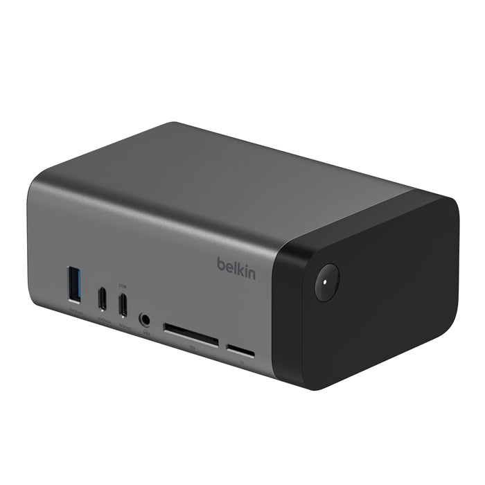Belkin Connect USB-C 11-in-1 Pro GaN Docking Station - Grey (INC020auSGY), 150W PD, 10Gbps, 2x HD...