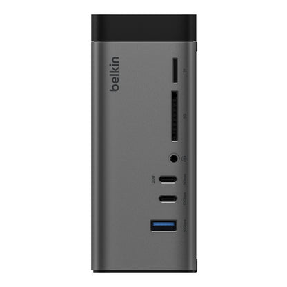 Belkin Connect USB-C 11-in-1 Pro GaN Docking Station - Grey (INC020auSGY), 150W PD, 10Gbps, 2x HD... - Image 2