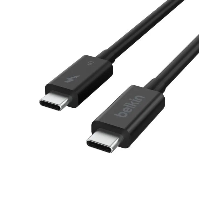 Belkin Connect Thunderbolt 5 USB-C to USB-C Cable (1M) - Black (INZ005fq1MBK), 5A/240W, 80Gbps, 8... - Image 2