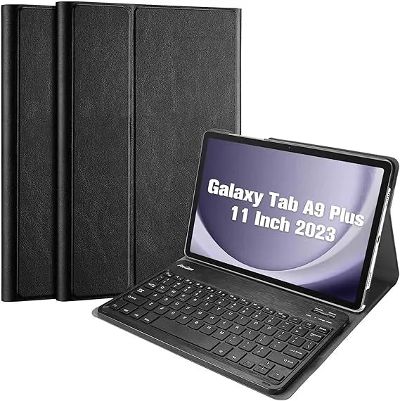 USP Samsung Galaxy Tab A9+ (11') Keyboard With Case Black - Ultra-Slim, Lightweight, Auto Wake/Sl...