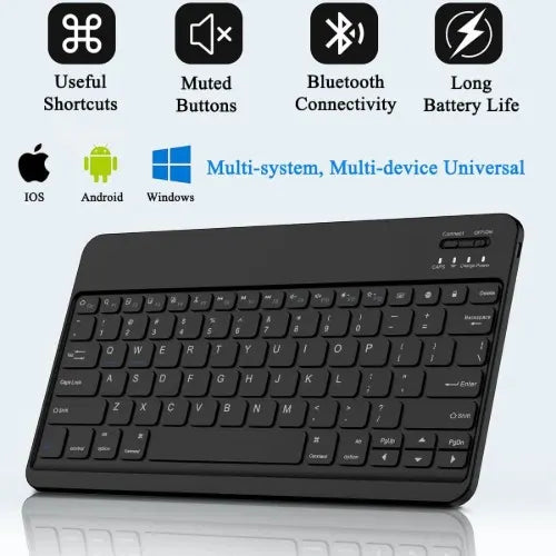 USP Lenovo Tab M11 (11') Keyboard + Case Black, Magnetic, PU Leather Covering, Front  Rear Facing... - Image 3