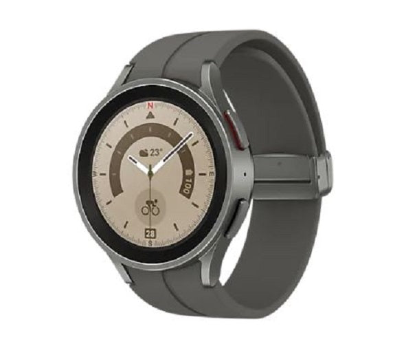 Samsung Galaxy Watch5 Pro Bluetooth (45mm) - Grey Titanium(SM-R920NZTAXSA), 1.4', Super AMOLED, 1...