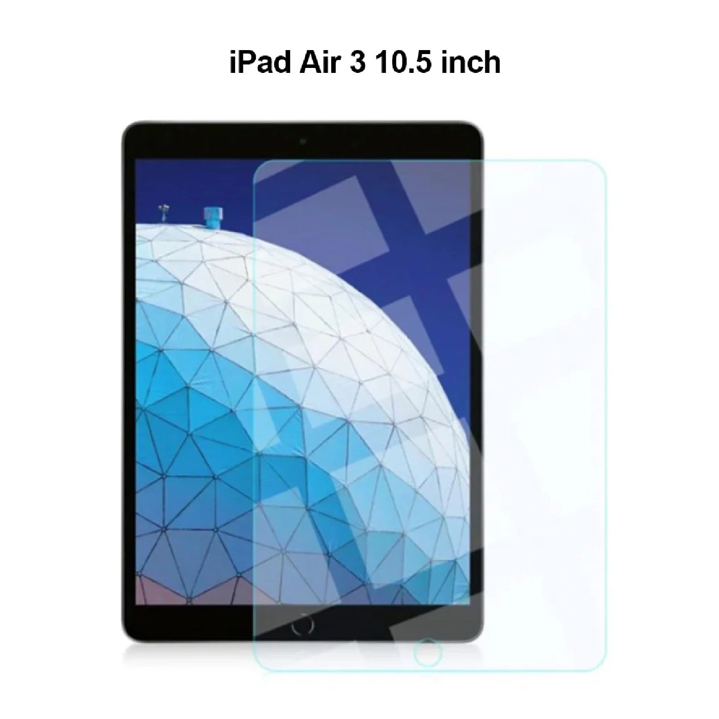 USP Apple iPad Air 3 (10.5') Tempered Glass Screen Protector : Full Coverage, 9H Hardness, Bubble...