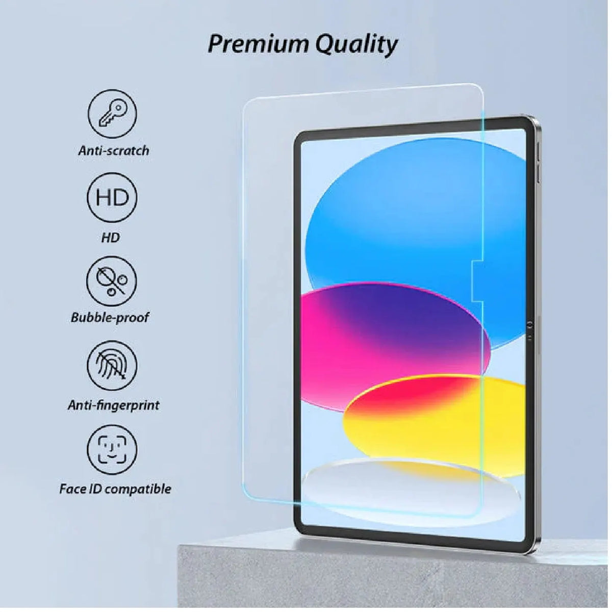 USP Apple iPad (11') (A16) (11th Gen) / iPad (10.9') (10th Gen) 2.5D Tempered Glass Screen Protec... - Image 3