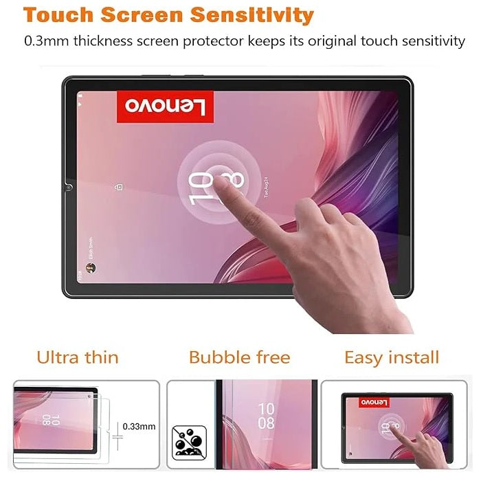 USP Lenovo Tab 10.1' Premium Tempered Glass Screen Protector - 9H Surface Hardness, Scratch Resis... - Image 4