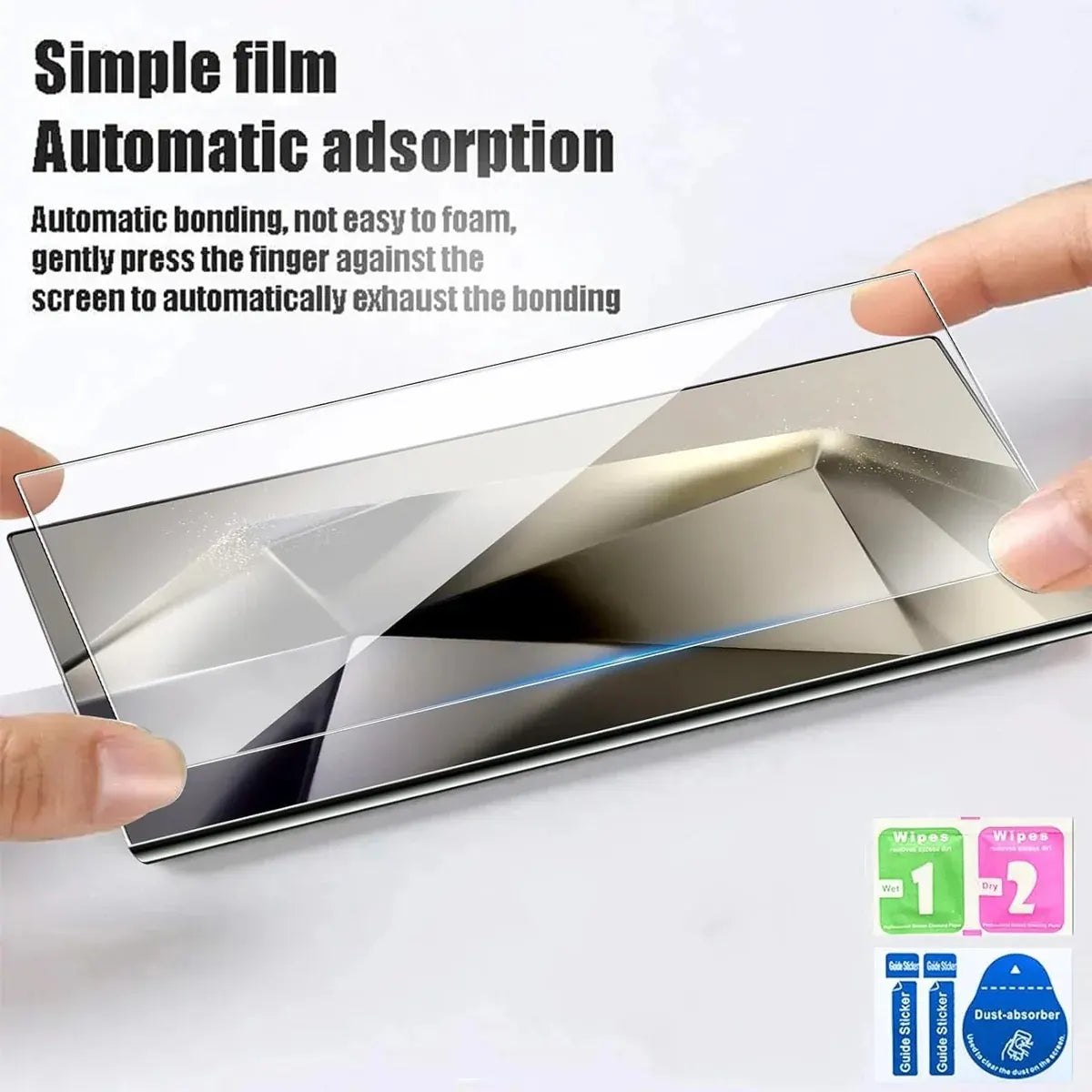 USP Samsung Galaxy S25 Edge 5G (6.7') 2.5D Tempered Glass Screen Protector Clear - 9H Hardness, S... - Image 2