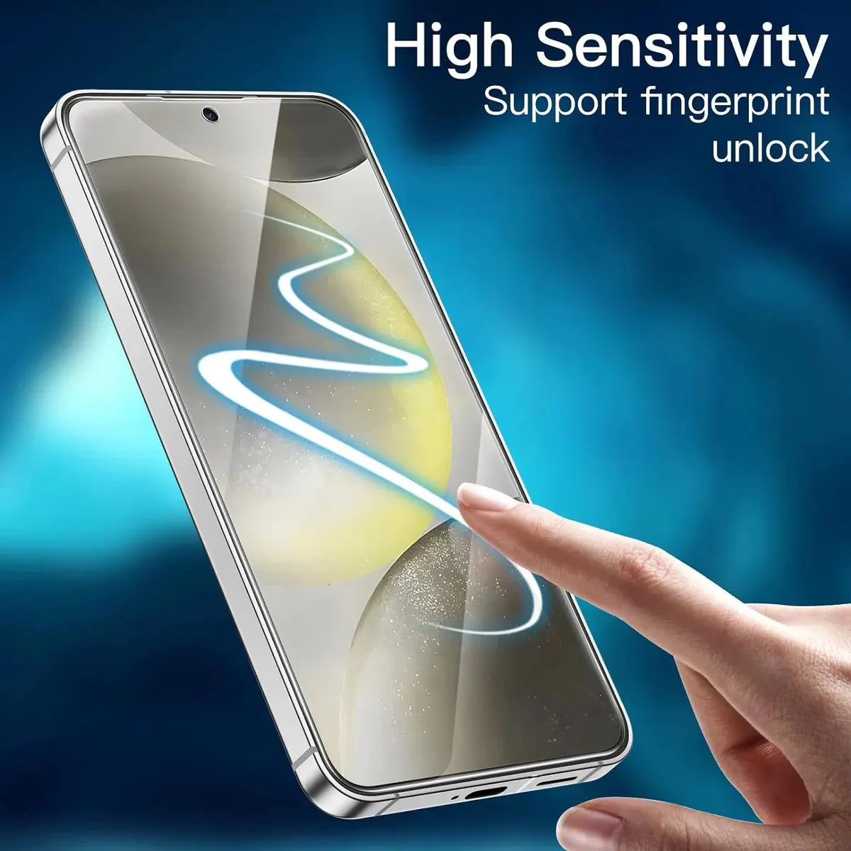 USP Samsung Galaxy S25 FE (6.7') Tempered Glass Screen Protector Clear - Scratch-Resistant,Drop P... - Image 3