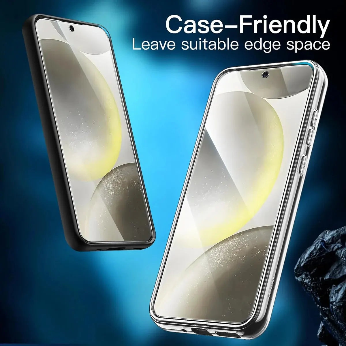 USP Samsung Galaxy S25 FE (6.7') Tempered Glass Screen Protector Clear - Scratch-Resistant,Drop P... - Image 4