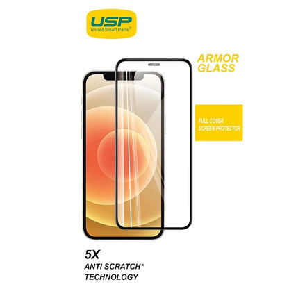 USP Apple iPhone 12 Mini (5.4') Armor Glass Full Cover Screen Protector - Impact-Resistant, Smoot... - Image 2