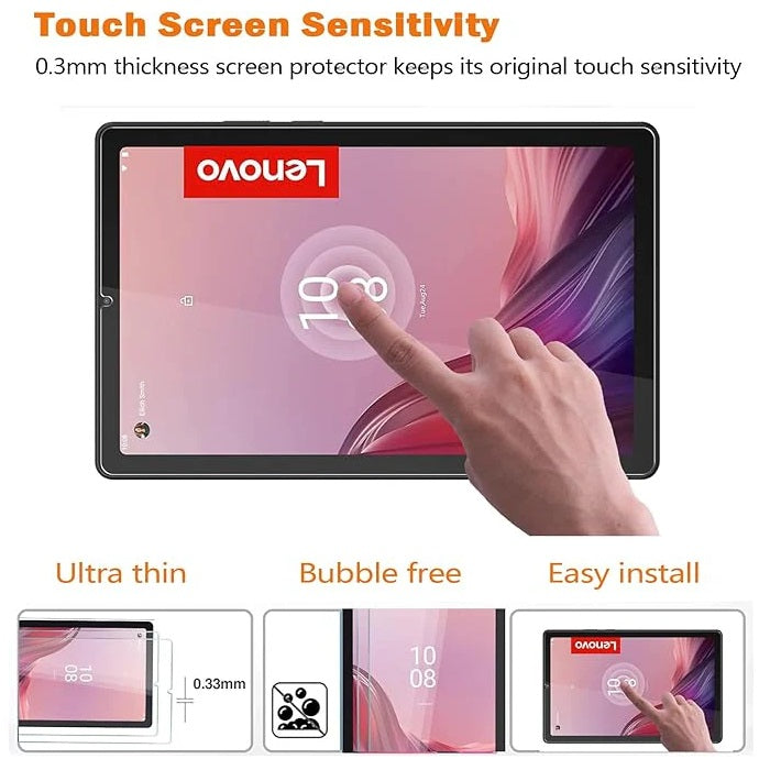 USP Lenovo Tab One (8.7') Premium Tempered Glass Screen Protector - 9H Surface Hardness, Scratch... - Image 4