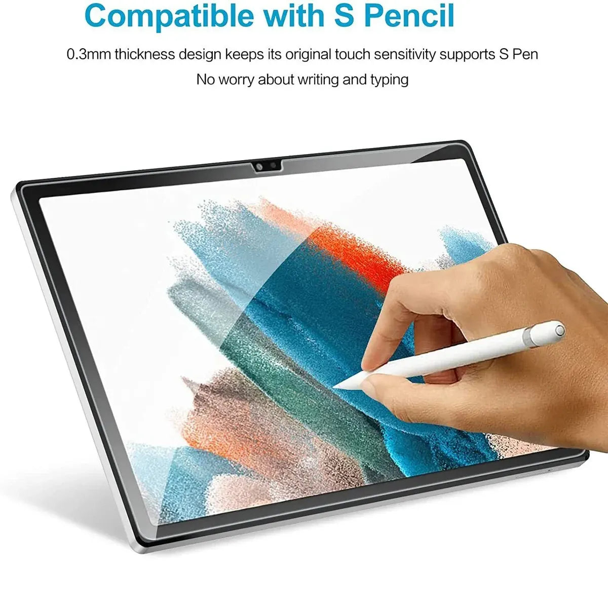 USP Samsung Galaxy Tab S10 FE+ (13.1') Premium Tempered Glass Screen Protector Clear - 9H Surface... - Image 2