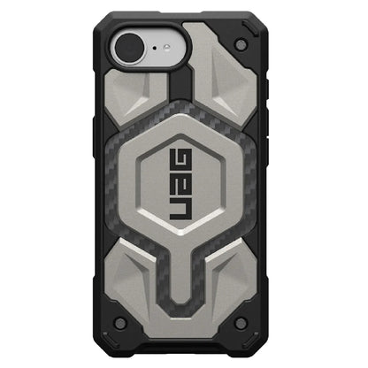 UAG Monarch Pro MagSafe Apple iPhone 16E (6.1') Rugged Case-Titanium (114497113636), 25ft. Drop P...