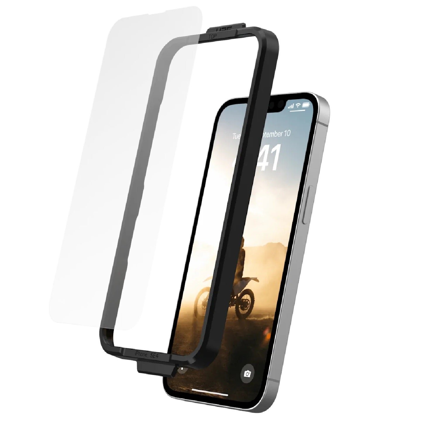 UAG Shield iPhone 16E (6.1') Tempered Glass Screen Protector - Clear (14437311NA), Antimicrobial,... - Image 2