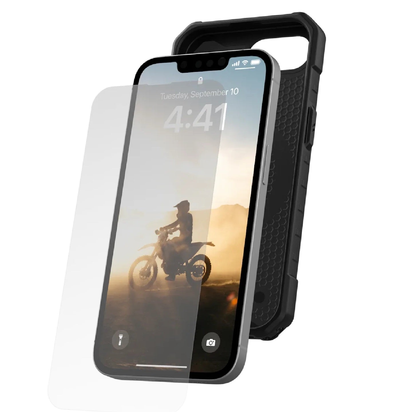 UAG Shield iPhone 16E (6.1') Tempered Glass Screen Protector - Clear (14437311NA), Antimicrobial,... - Image 3
