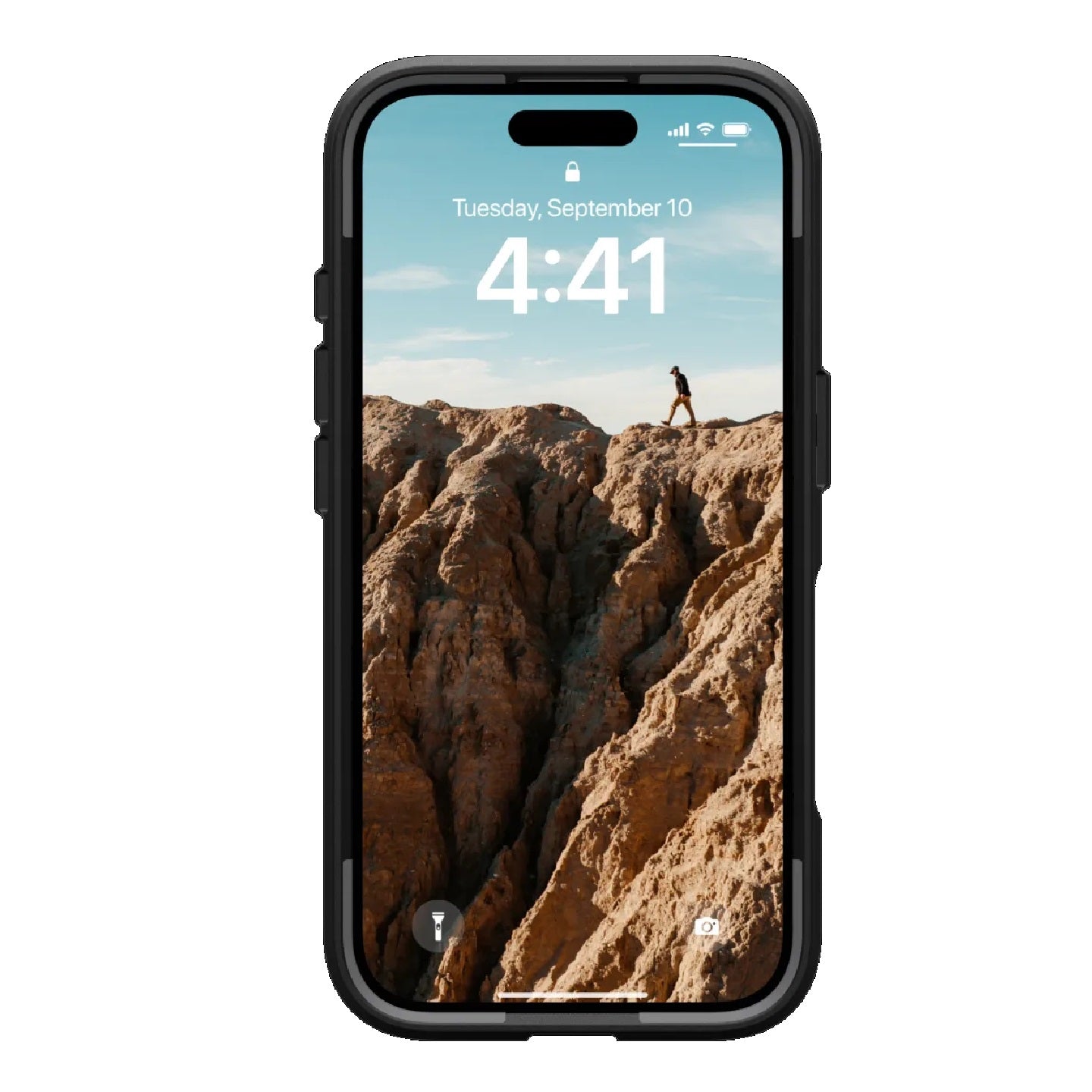 UAG Civilian MagSafe Apple iPhone 16 (6.1') Rugged Case - Black (114446114040), 20ft. Drop Protection (6M), Raised Screen Surround, 10 Years Warranty