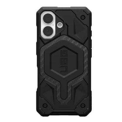 UAG Monarch Pro MagSafe Apple iPhone 16 (6.1') Rugged Case - Carbon Fiber (114458114242), 25ft. D...