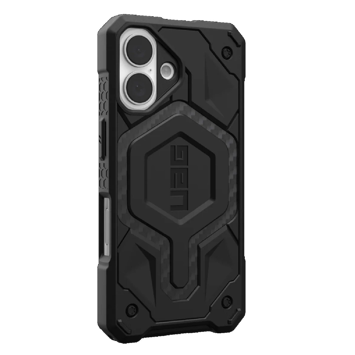 UAG Monarch Pro MagSafe Apple iPhone 16 (6.1') Rugged Case - Carbon Fiber (114458114242), 25ft. D... - Image 3